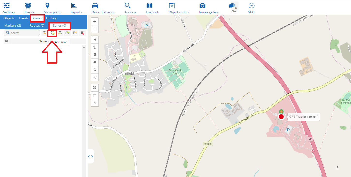 How can i create a GeoFence zone? - GPS Tracking Software - TrackerWay